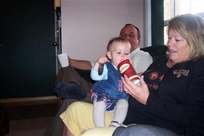 Papa, Abi, Auntie Lorraine